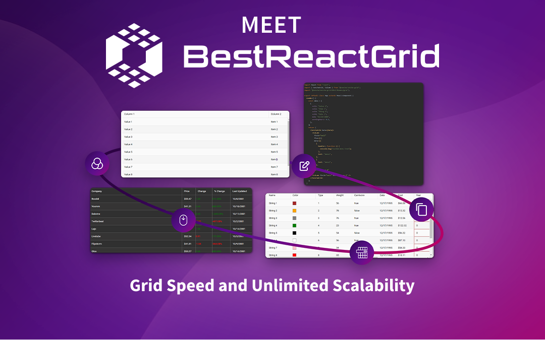 The Future of React Development Is Here: Introducing BestReactGrid